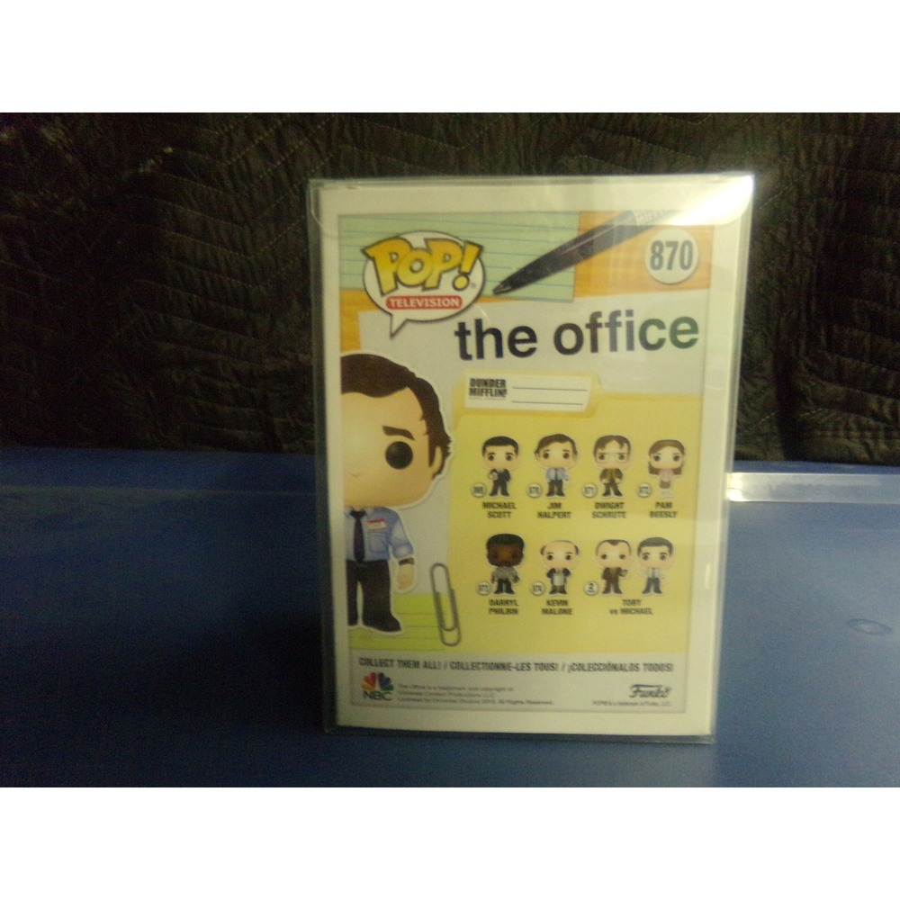 Funko Pop The Office Jim Halpert 870 Vinyl Figure with Protector Case - Picture 3 of 6